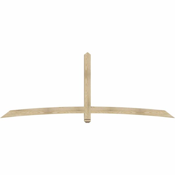Ekena Millwork Bellingham Rough Sawn Timber Gable Bracket, Douglas Fir, 108"W x 40"H x 4"D x 4"F, 9/12 Pitch GBW108X40X0404BEL00RDF - main